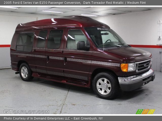 2005 Ford E Series Van E150 Passenger Conversion in Dark Toreador Red Metallic