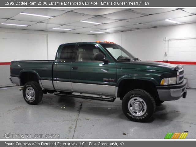1999 Dodge Ram 2500 Laramie Extended Cab 4x4 in Emerald Green Pearl