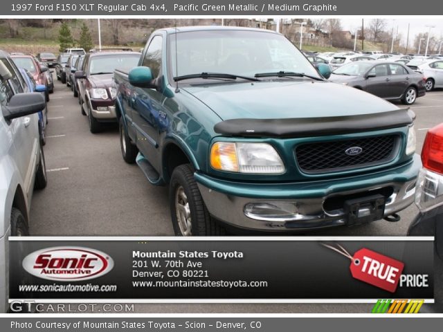 1997 Ford F150 XLT Regular Cab 4x4 in Pacific Green Metallic