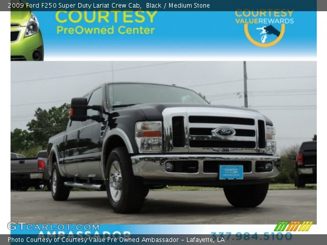2009 Ford F250 Super Duty Lariat Crew Cab in Black