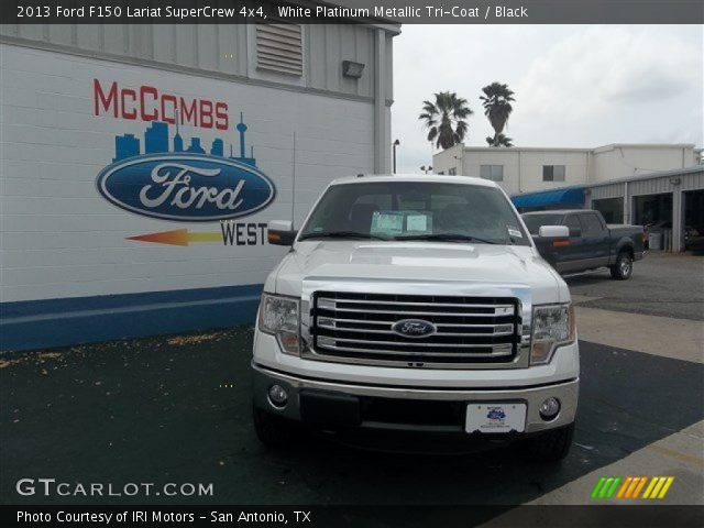 2013 Ford F150 Lariat SuperCrew 4x4 in White Platinum Metallic Tri-Coat