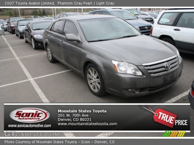 2007 Toyota Avalon Limited in Phantom Gray Pearl