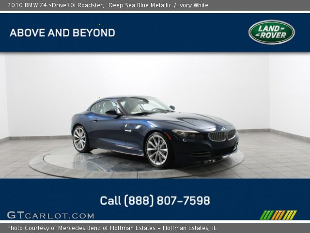 2010 BMW Z4 sDrive30i Roadster in Deep Sea Blue Metallic
