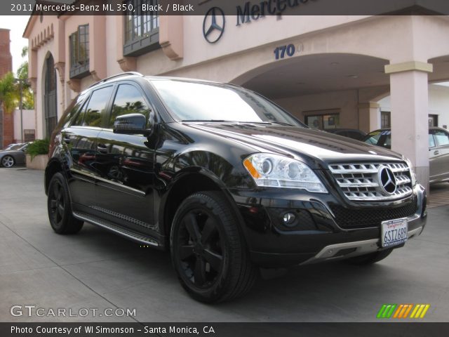 2011 Mercedes-Benz ML 350 in Black