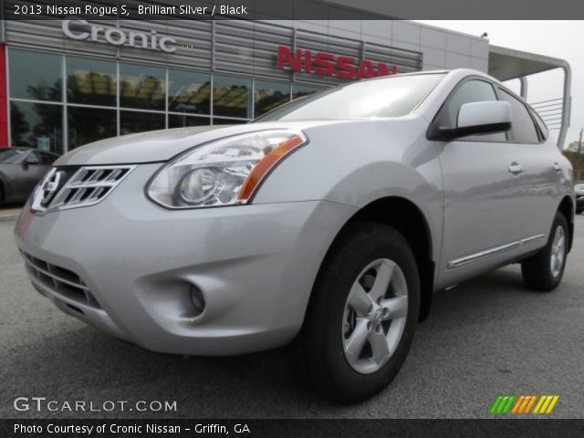2013 Nissan Rogue S in Brilliant Silver