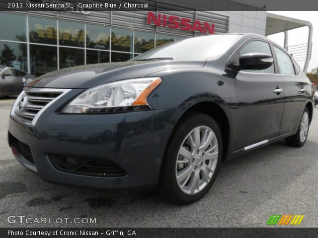 2013 Nissan Sentra SL in Graphite Blue
