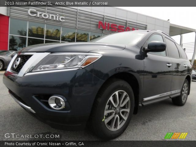 2013 Nissan Pathfinder SL in Arctic Blue Metallic