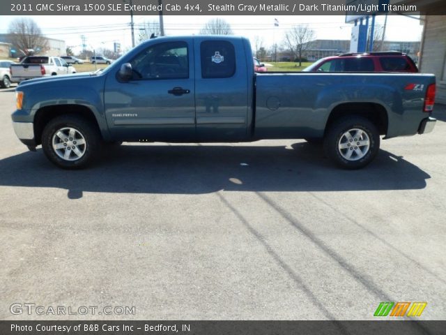 2011 GMC Sierra 1500 SLE Extended Cab 4x4 in Stealth Gray Metallic