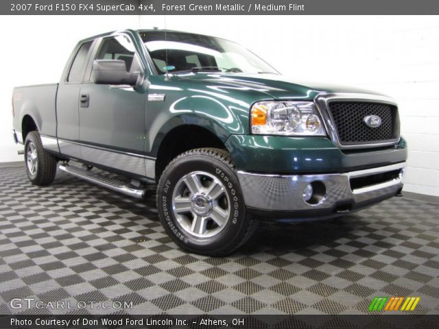 2007 Ford F150 FX4 SuperCab 4x4 in Forest Green Metallic