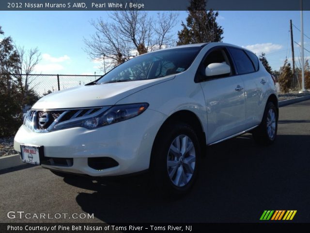 2012 Nissan Murano S AWD in Pearl White