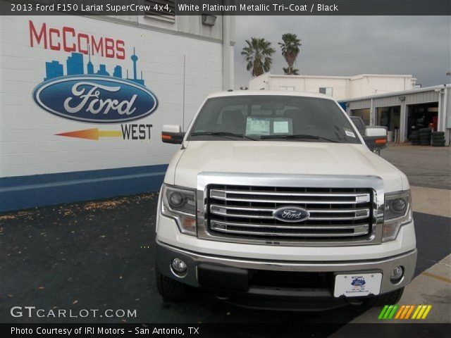 2013 Ford F150 Lariat SuperCrew 4x4 in White Platinum Metallic Tri-Coat