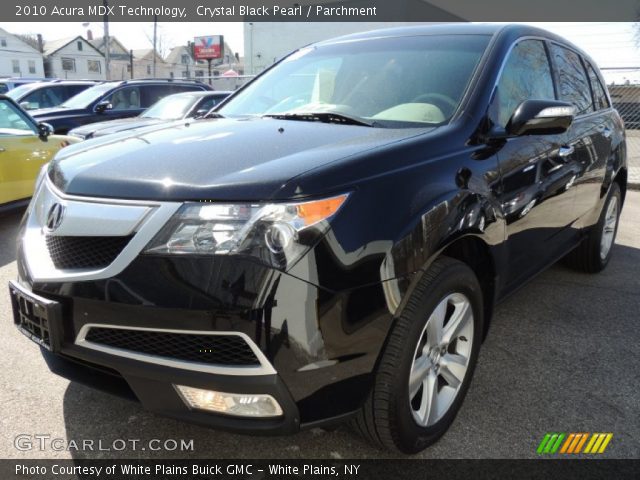 2010 Acura MDX Technology in Crystal Black Pearl
