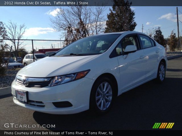 2012 Honda Civic EX Sedan in Taffeta White