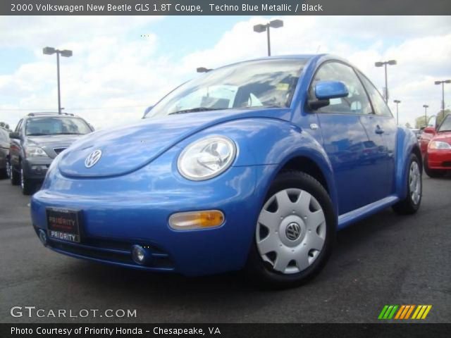 2000 Volkswagen New Beetle GLS 1.8T Coupe in Techno Blue Metallic