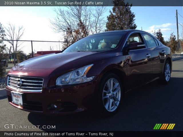 2010 Nissan Maxima 3.5 SV in Tuscan Sun Red