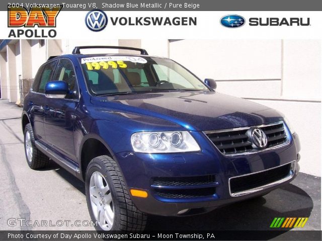 2004 Volkswagen Touareg V8 in Shadow Blue Metallic