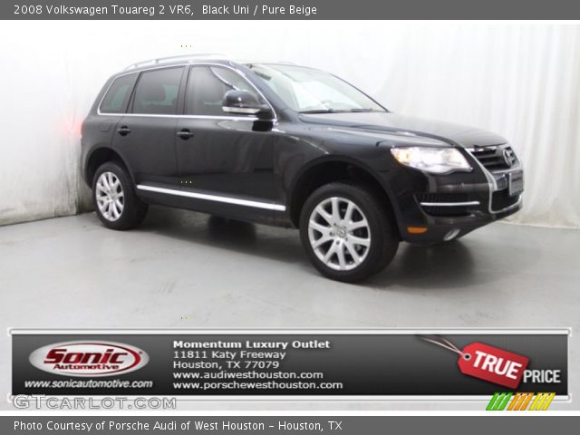 2008 Volkswagen Touareg 2 VR6 in Black Uni