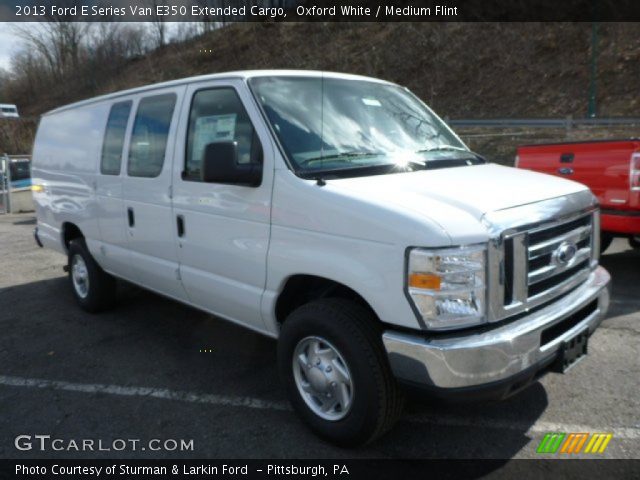 2013 Ford E Series Van E350 Extended Cargo in Oxford White