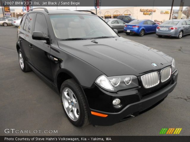 2007 BMW X3 3.0si in Jet Black