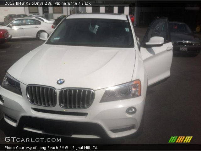 2013 BMW X3 xDrive 28i in Alpine White