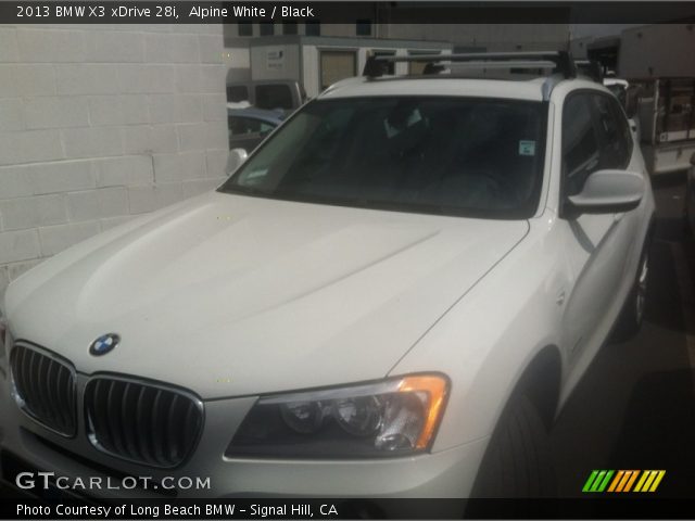 2013 BMW X3 xDrive 28i in Alpine White