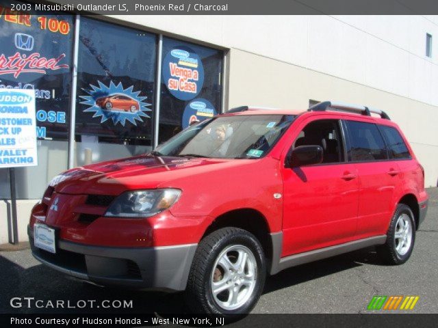 2003 Mitsubishi Outlander LS in Phoenix Red