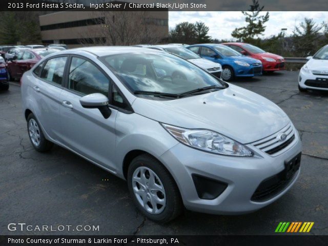 2013 Ford Fiesta S Sedan in Ingot Silver