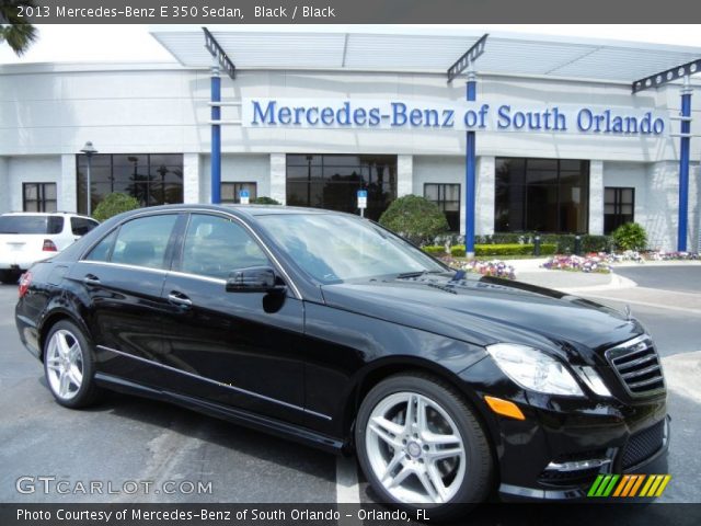 2013 Mercedes-Benz E 350 Sedan in Black