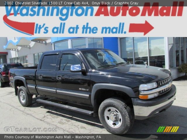 2002 Chevrolet Silverado 1500 LT Crew Cab 4x4 in Onyx Black