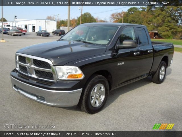 2010 Dodge Ram 1500 SLT Quad Cab in Brilliant Black Crystal Pearl