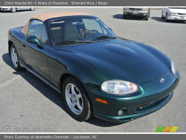 2000 Mazda MX-5 Miata LS Roadster in Emerald Mica