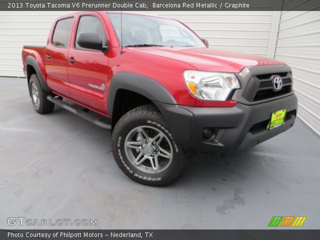 2013 Toyota Tacoma V6 Prerunner Double Cab in Barcelona Red Metallic
