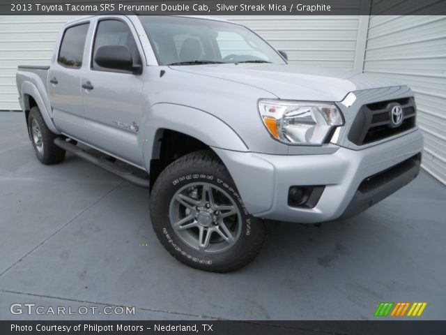 2013 Toyota Tacoma SR5 Prerunner Double Cab in Silver Streak Mica