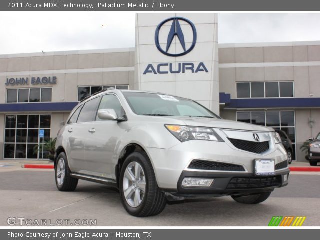 2011 Acura MDX Technology in Palladium Metallic