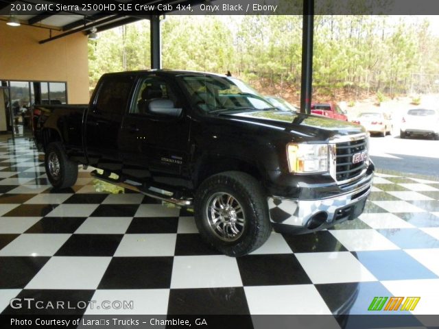 2010 GMC Sierra 2500HD SLE Crew Cab 4x4 in Onyx Black