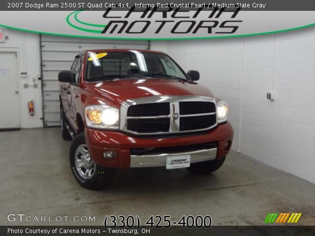 2007 Dodge Ram 2500 ST Quad Cab 4x4 in Inferno Red Crystal Pearl