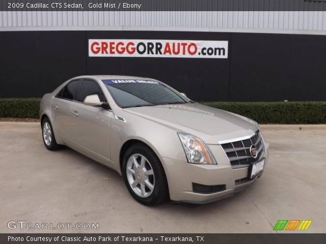 2009 Cadillac CTS Sedan in Gold Mist