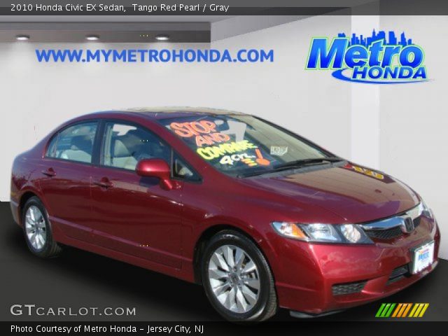 2010 Honda Civic EX Sedan in Tango Red Pearl