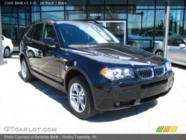 2006 BMW X3 3.0i in Jet Black