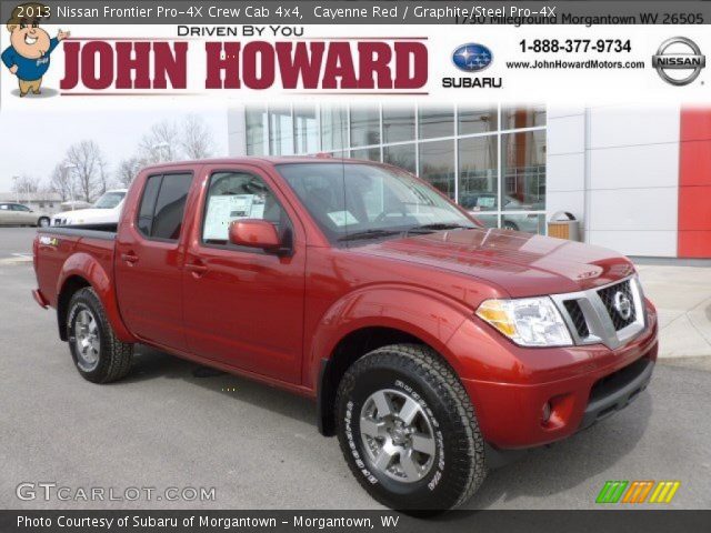 2013 Nissan Frontier Pro-4X Crew Cab 4x4 in Cayenne Red