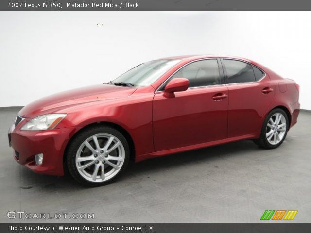 2007 Lexus IS 350 in Matador Red Mica