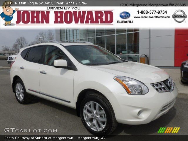 2013 Nissan Rogue SV AWD in Pearl White