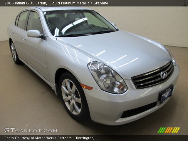 2006 Infiniti G 35 Sedan in Liquid Platinum Metallic