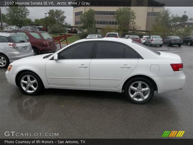 2007 Hyundai Sonata SE V6 in Arctic White