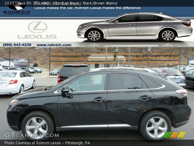 2010 Lexus RX 350 AWD in Obsidian Black