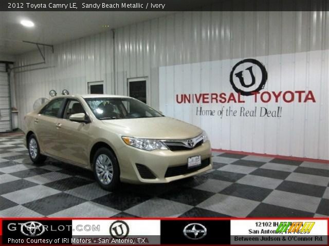 2012 Toyota Camry LE in Sandy Beach Metallic
