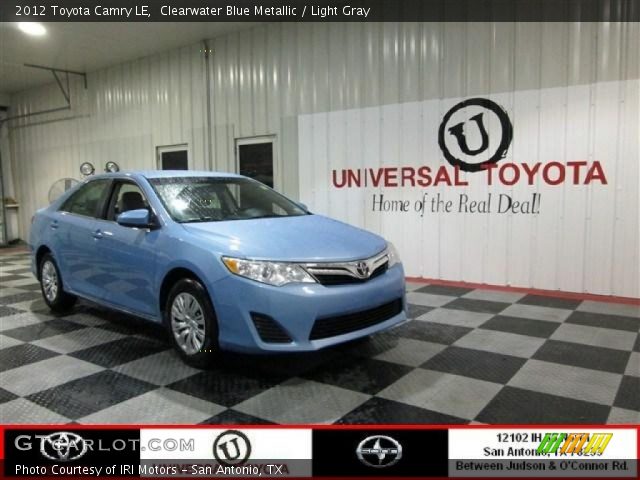2012 Toyota Camry LE in Clearwater Blue Metallic