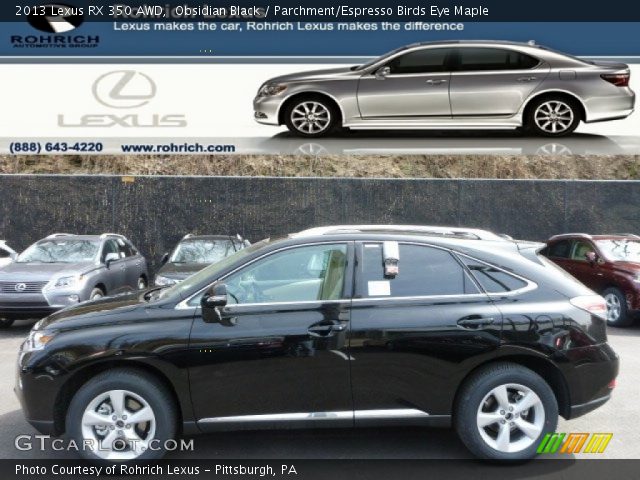 2013 Lexus RX 350 AWD in Obsidian Black