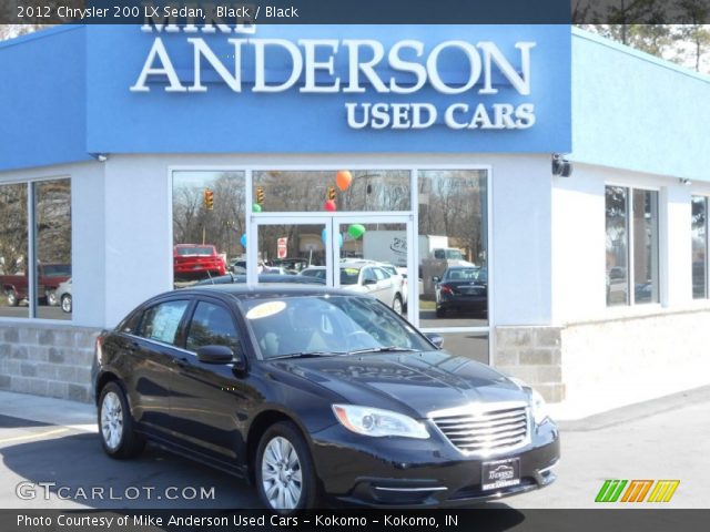 2012 Chrysler 200 LX Sedan in Black
