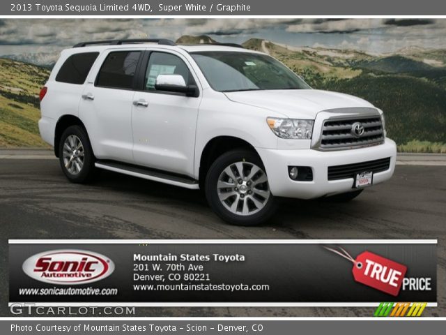 2013 Toyota Sequoia Limited 4WD in Super White